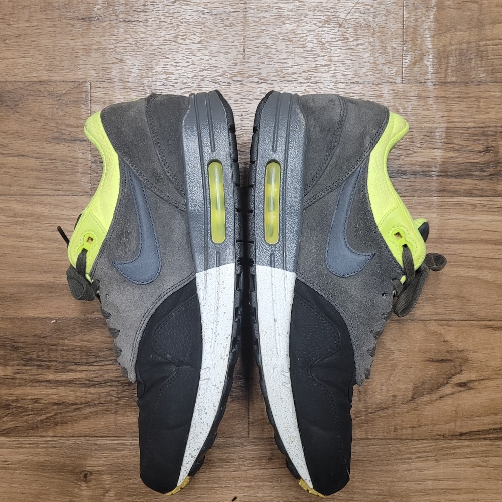 Nike Air Max 1 Split Black Volt Sz 11.5 - Picture 6 of 9
